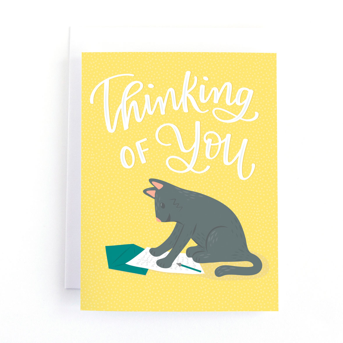 Cat Themed Stationery Set with Matching Stickers