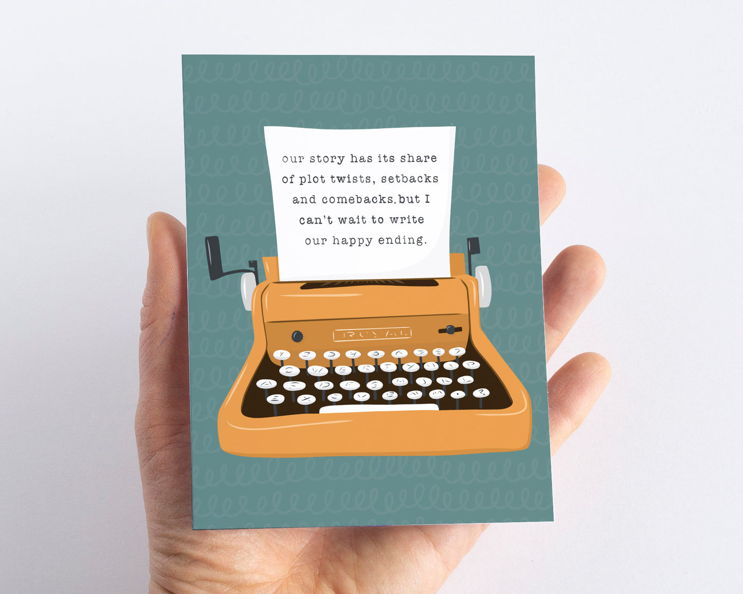 Our story has it's share of plot twists Valentine's Card