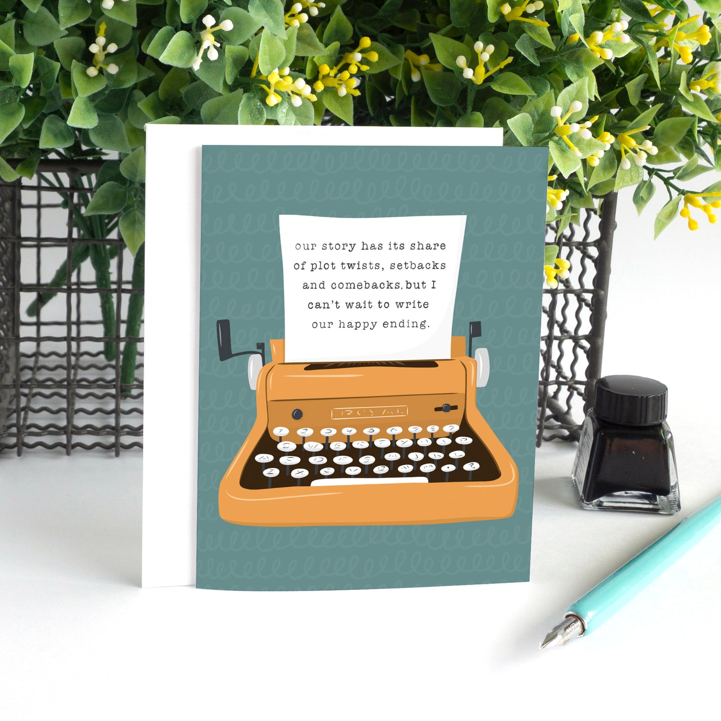 Our story has it's share of plot twists Valentine's Card