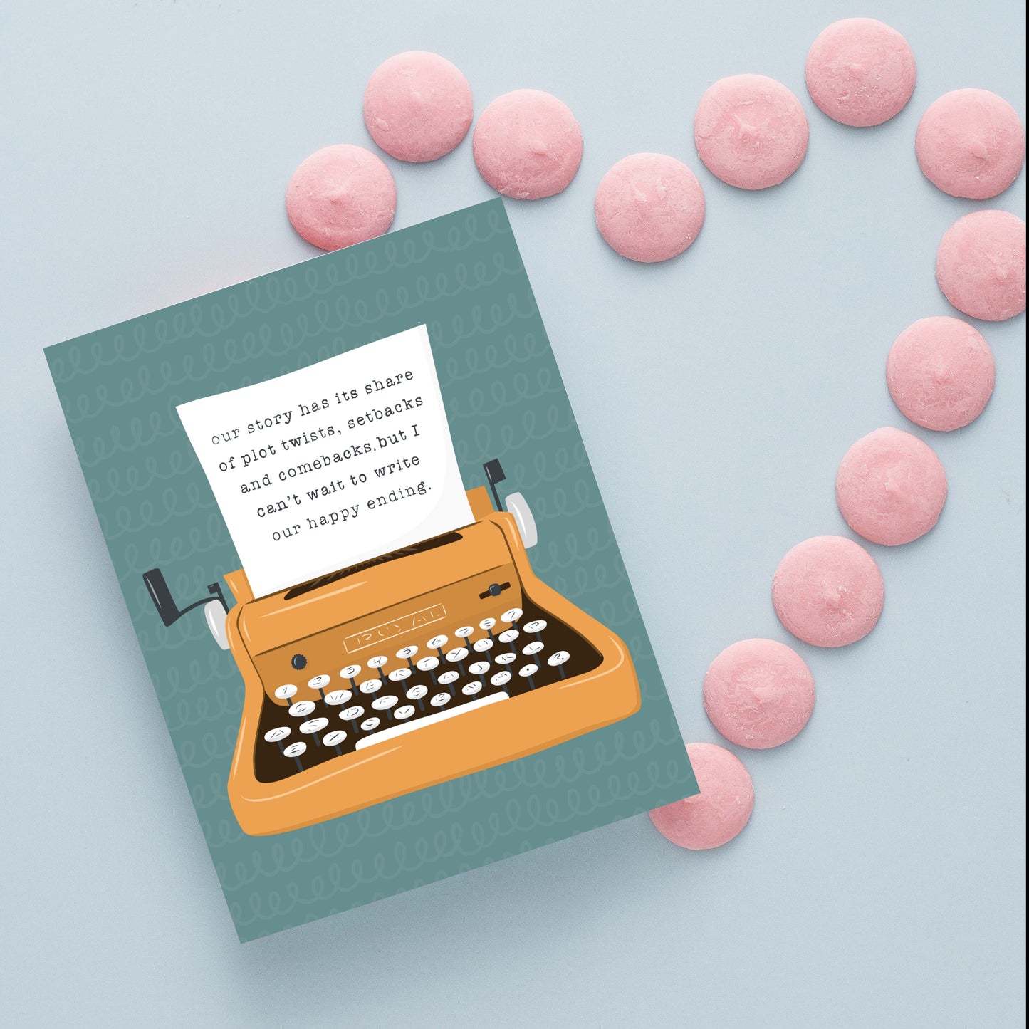 Our story has it's share of plot twists Valentine's Card