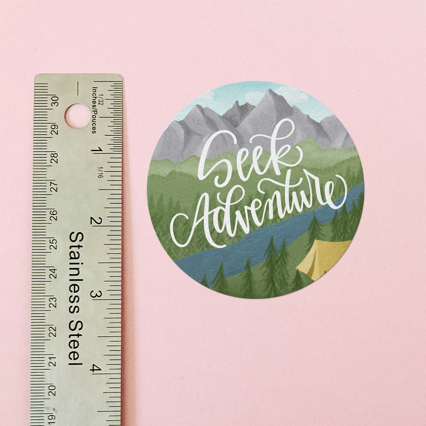 Seek Adventure Camping Vinyl Sticker