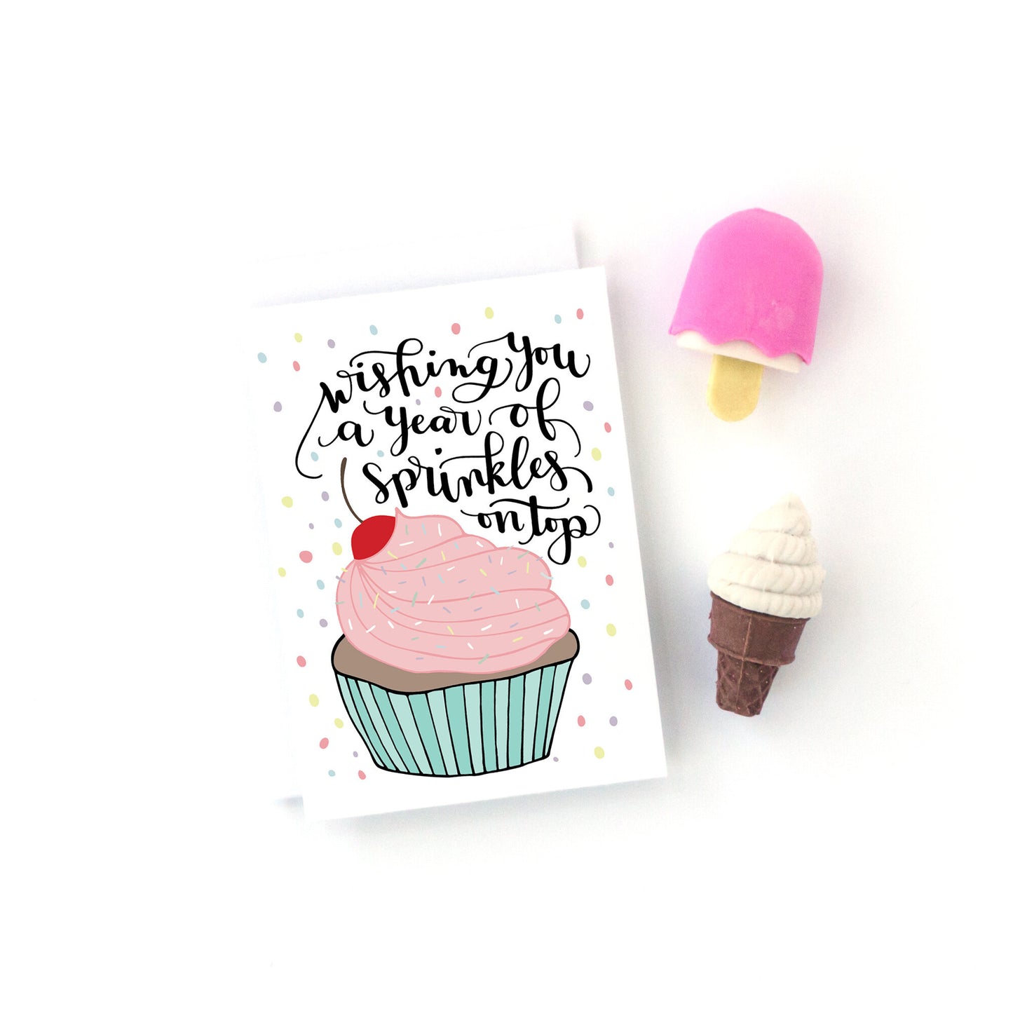 Wishing you a Year of Sprinkles... Mini Greeting Card