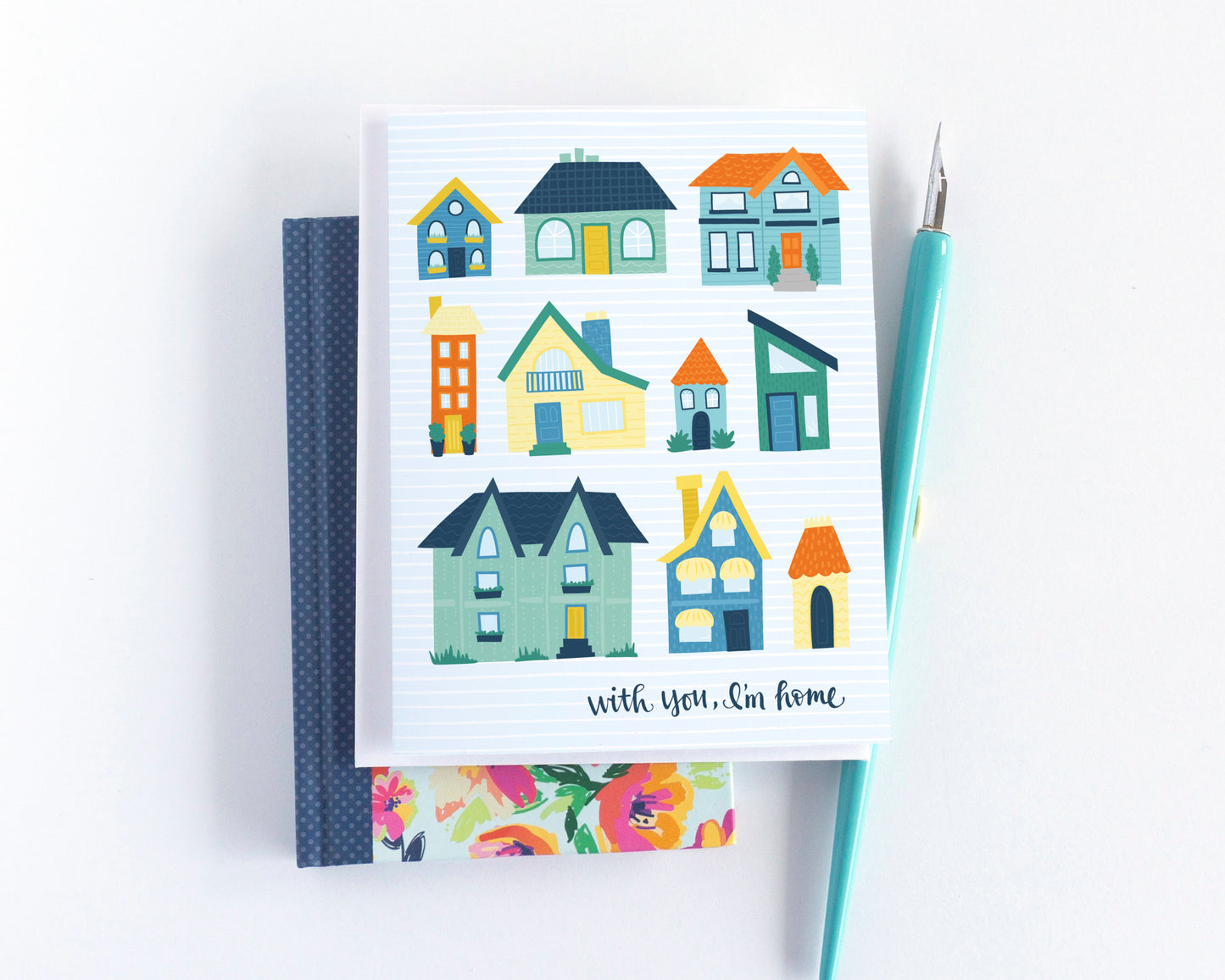 With You I'm Home Anniversary Card