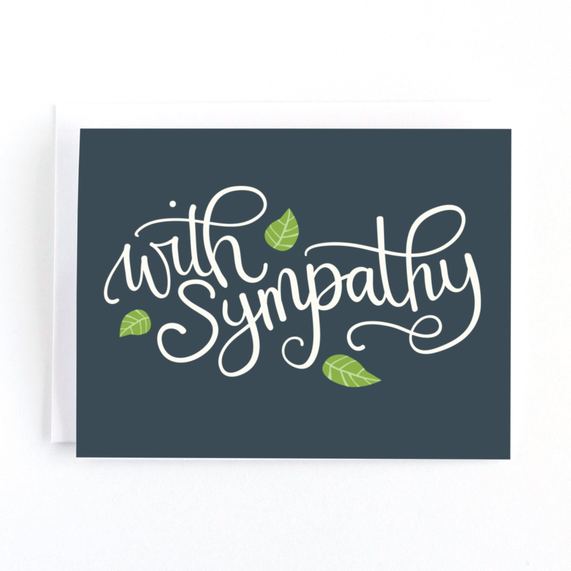 sympathy ポスター Heartfelt Sympathy greeting card – Red Cap Cards