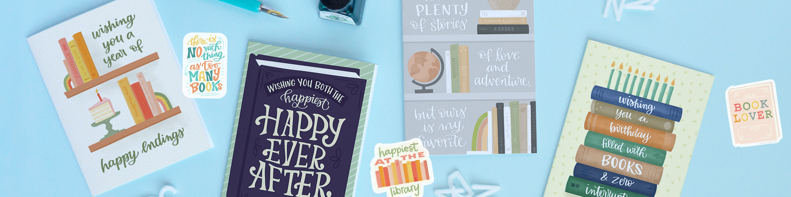 Book Lover Gifts & Literary Stationery