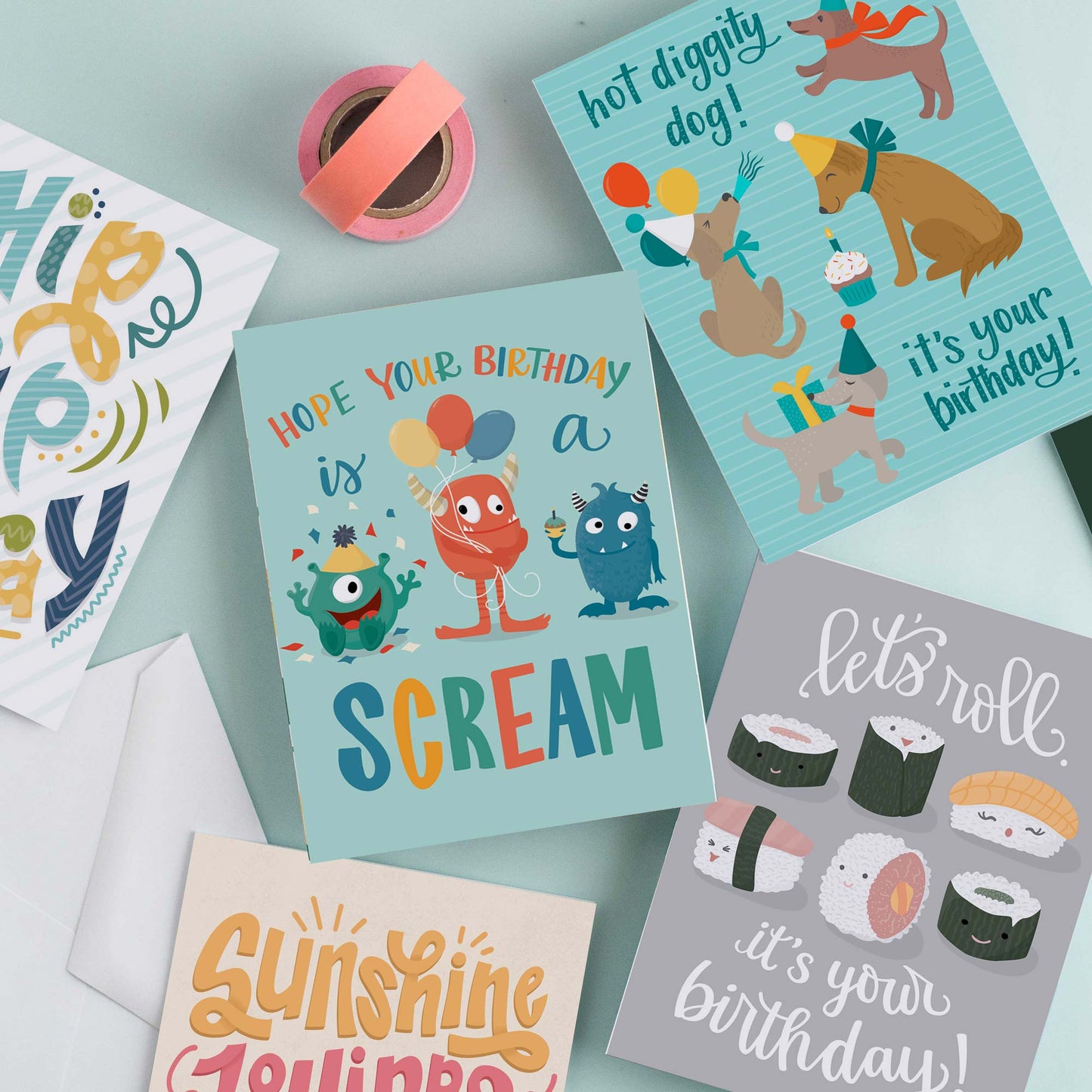 Stationery Lovers Birthday Card Bundle