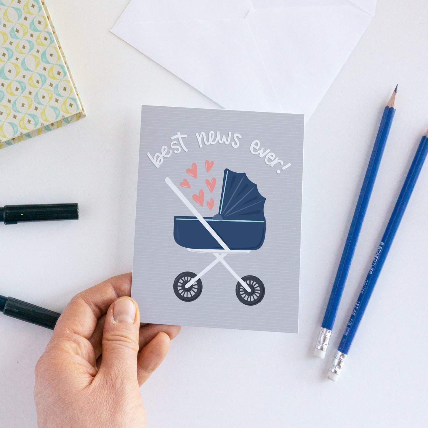 Best News Ever Gender Neutral Baby Card