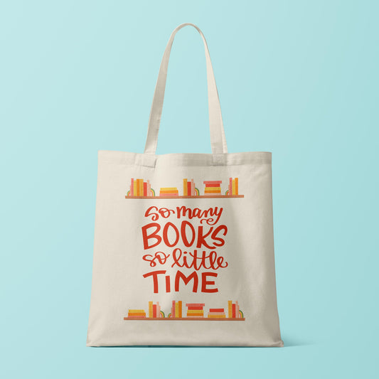 Book Lover Canvas Tote Bag