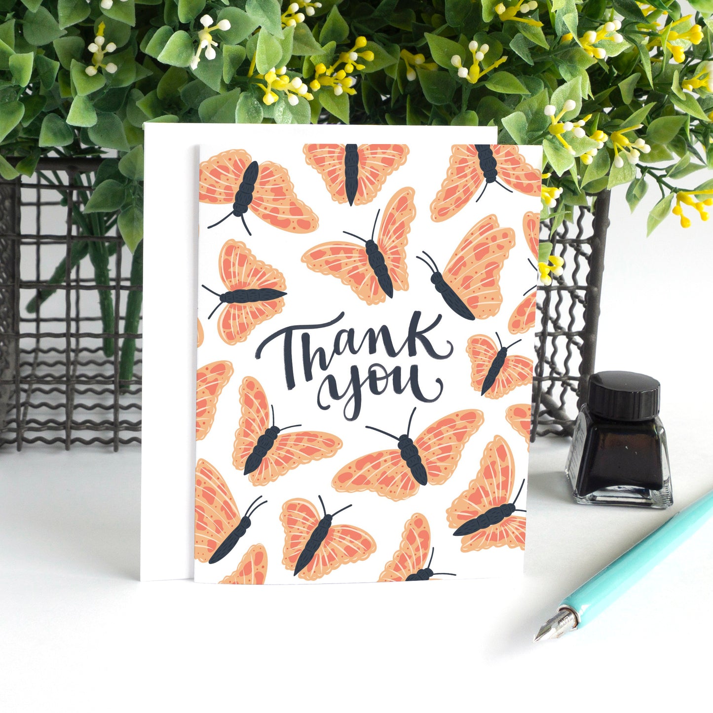 Butterfly Thank You Card