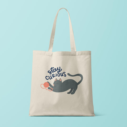 Cat Canvas Tote Bag