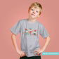 Kid's Christmas Elves T-Shirt - Heather Gray