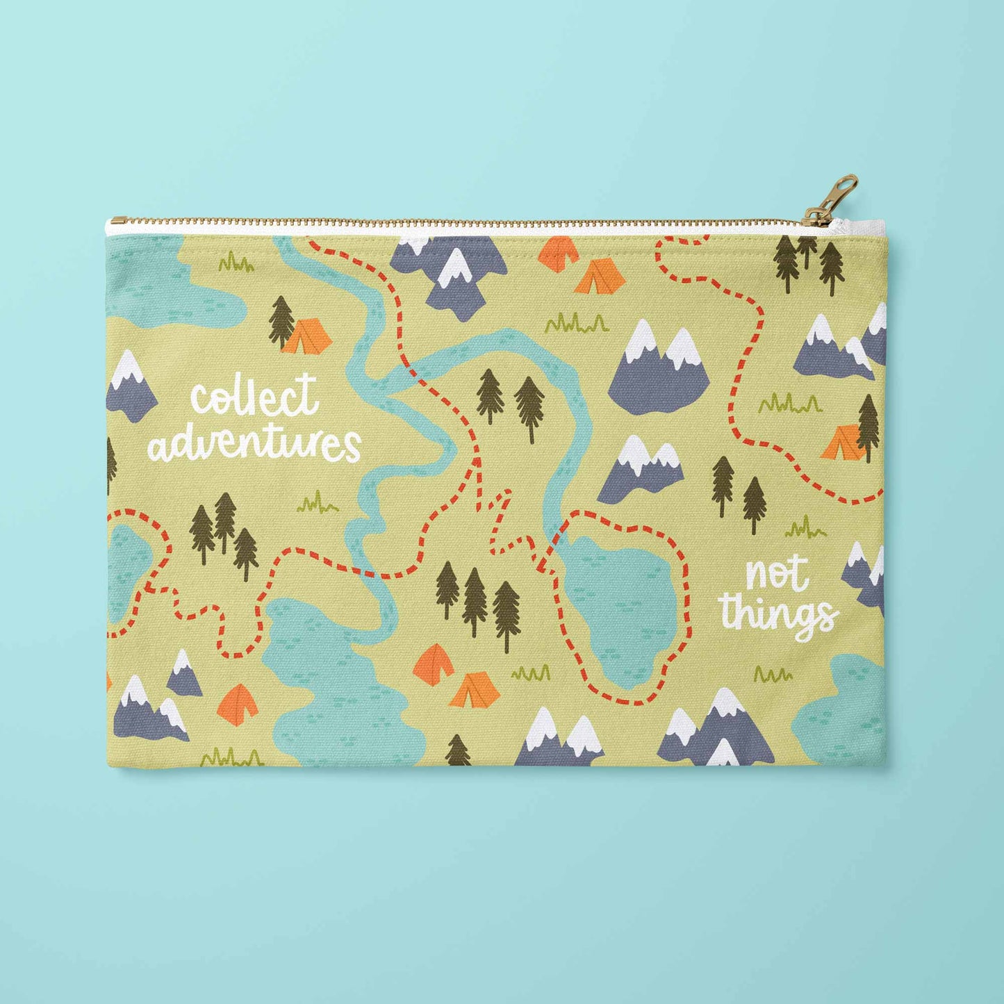 Mountain Hiking Canvas Pouch