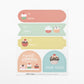 Cupcake Birthday Gift Tag Sticker Sheet Set