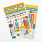 Camping Journaling Sticker Sheets