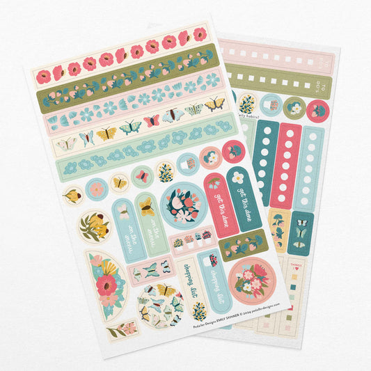 Garden Journaling Sticker Sheet