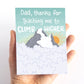 Mountain Hiking Father's Day Card