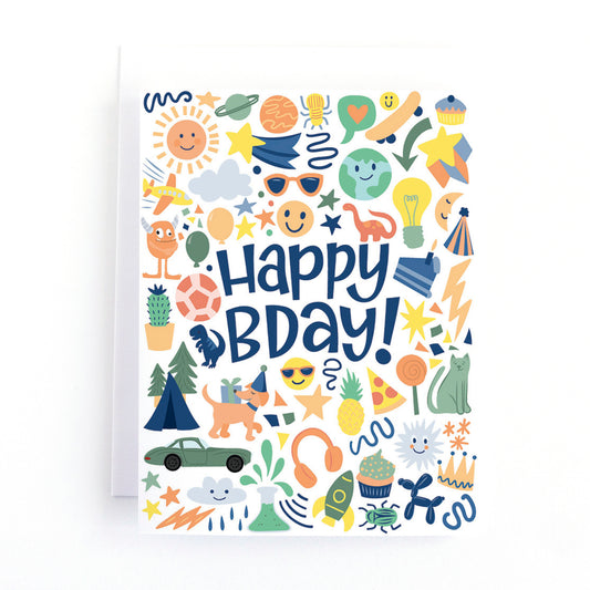 Eye Spy Birthday Card for Kids