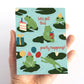 Frog Pond Birthday Card
