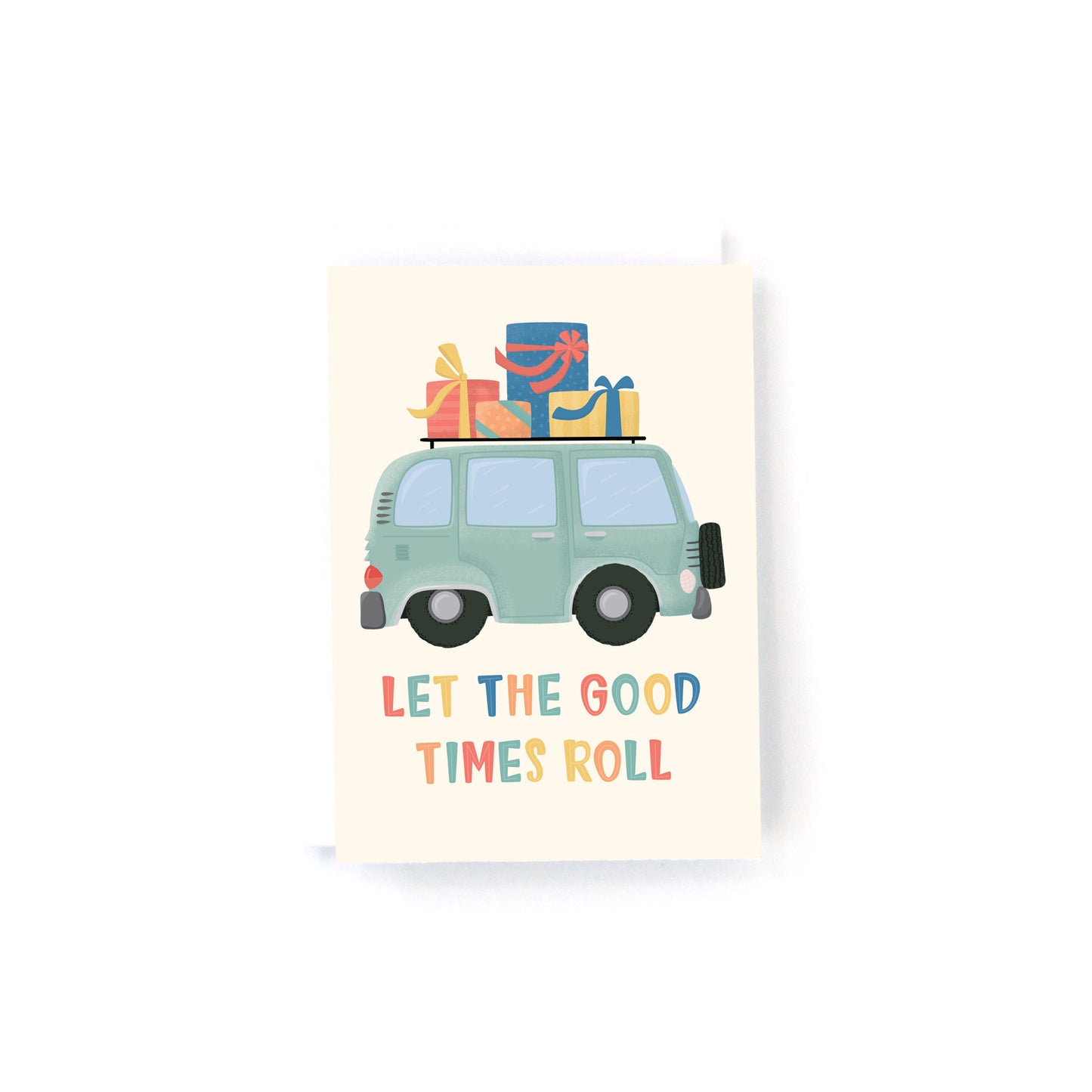 Let the Good Times Roll Mini Birthday Card