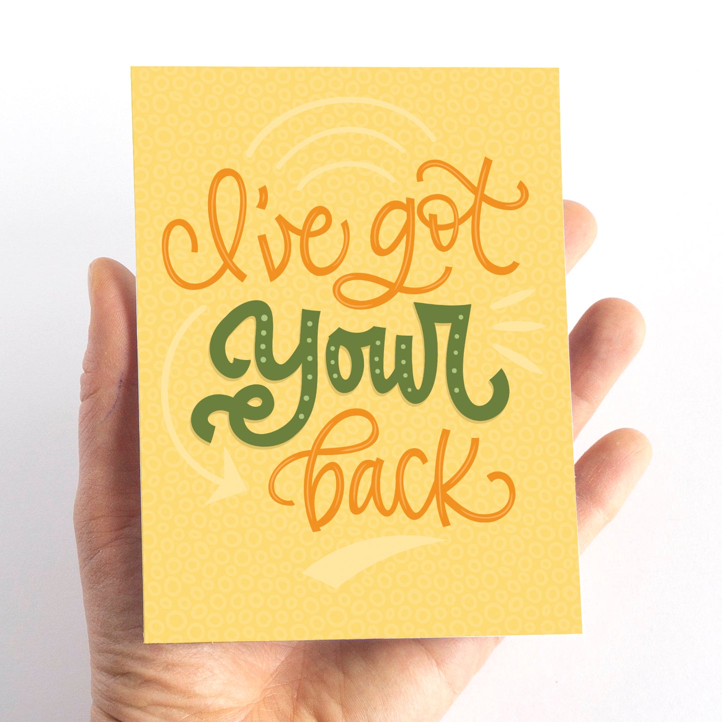 I've Got Your Back Sympathy Card