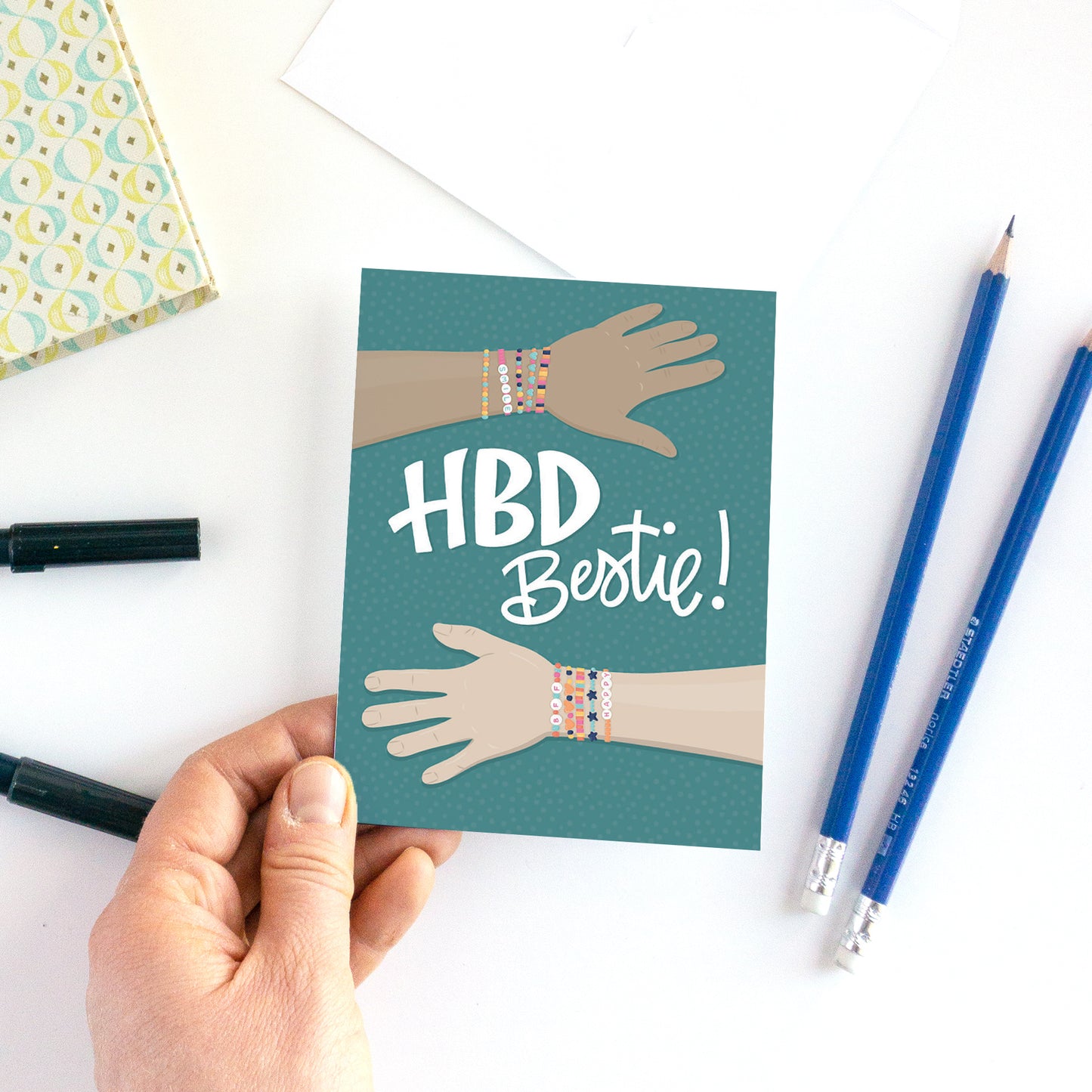 Friendship Bracelet Birthday Card