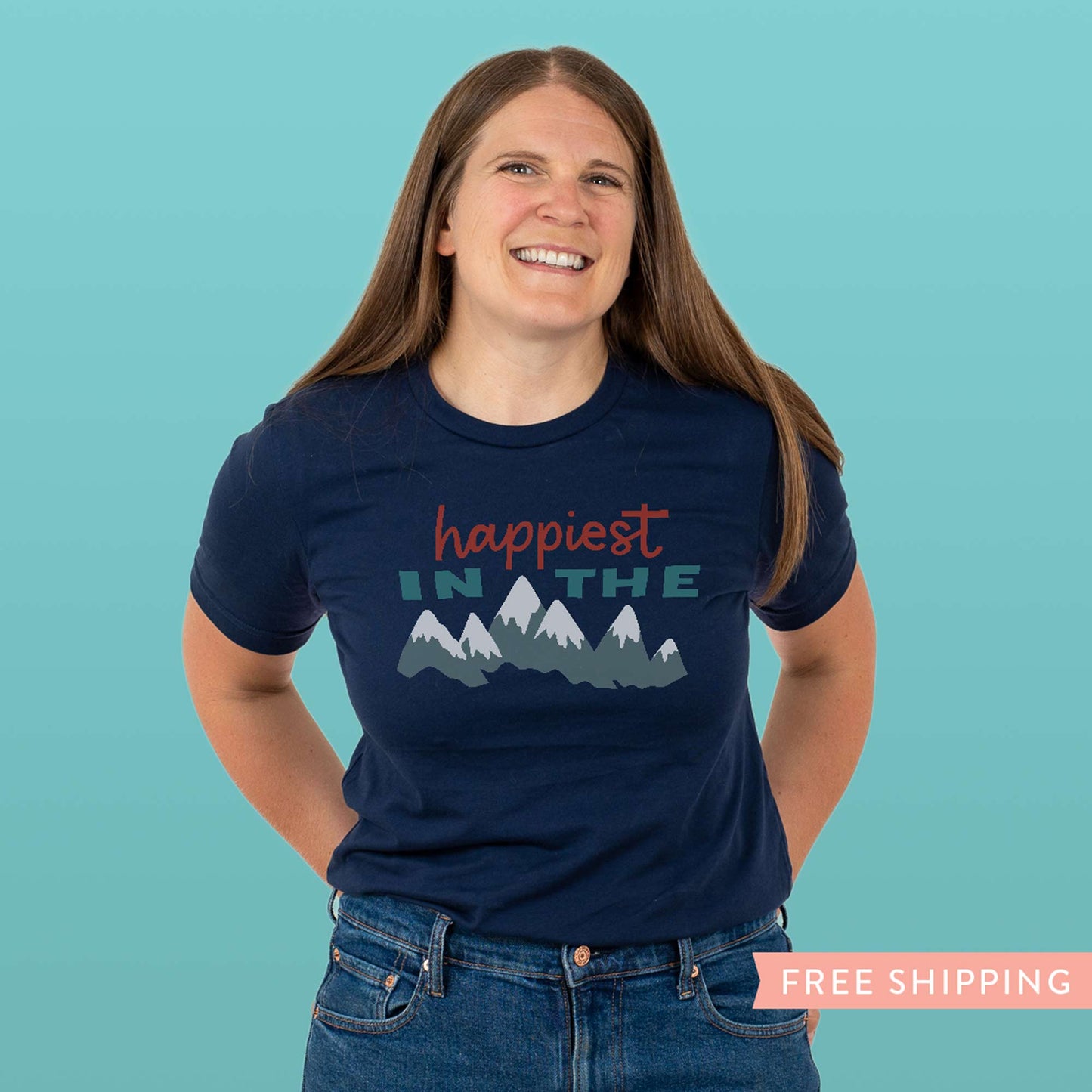 Happiest in the Mountains T-Shirt