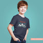 Kid's Happiest in the Mountains T-Shirt - Navy
