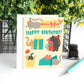 Cats and Boxes Birthday Card