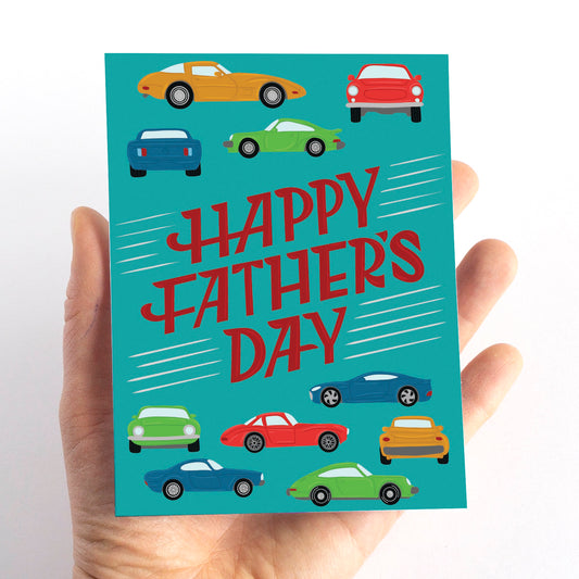 Sports Car Father's Day Card