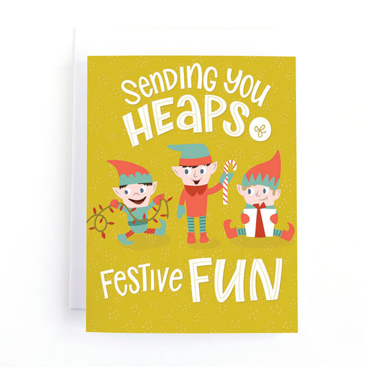 Christmas Elf Holiday Card