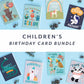 Kid's Birthday Card Bundle