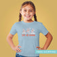 Kid's Bunny Rabbit Winter T-Shirt "Let It Snow"