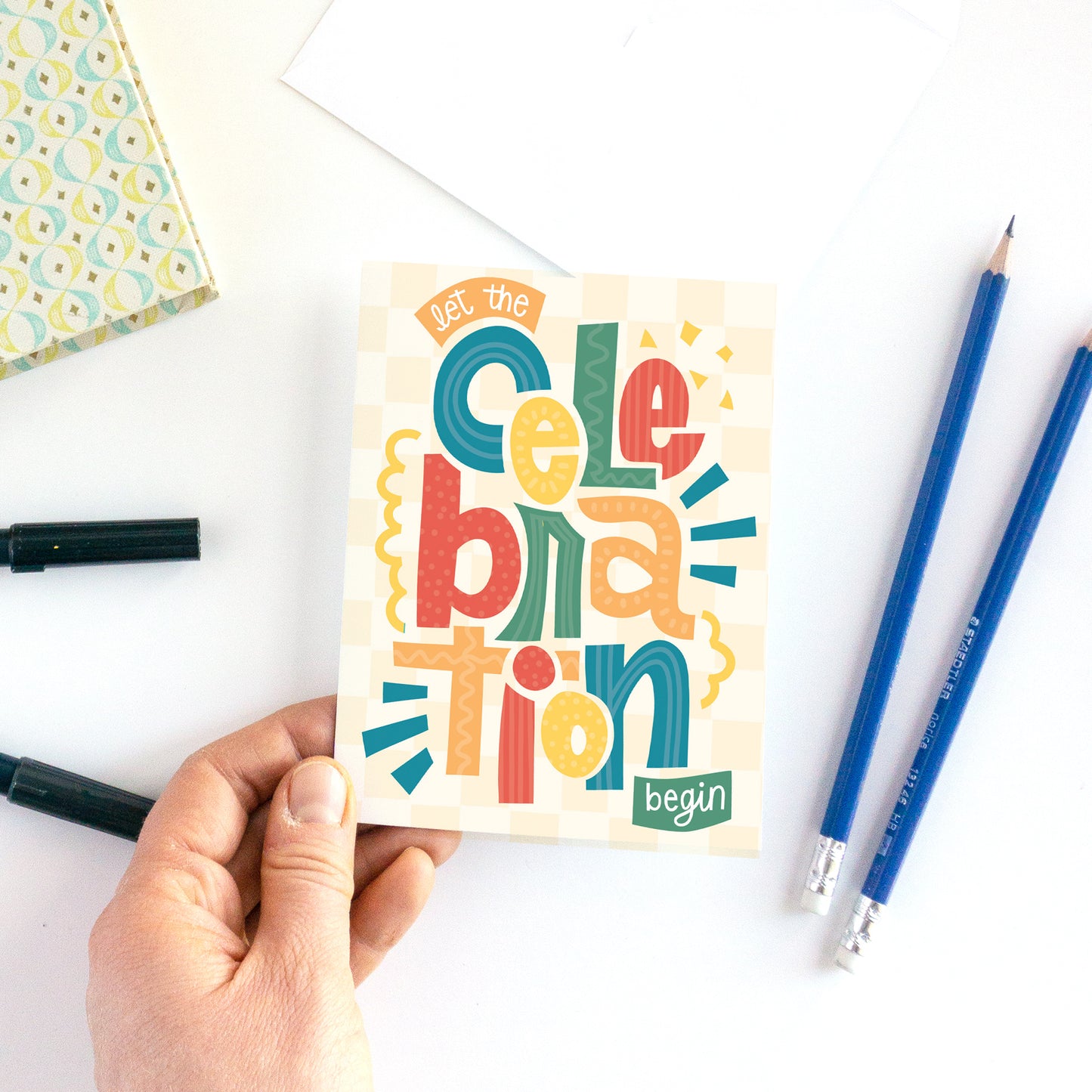 Let the Celebration Begin Birthday Card