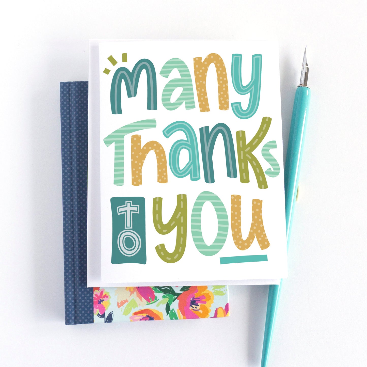 Many Thanks Thank You Card