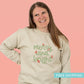 Women's Christmas Sweatshirt "Merry and Bright"