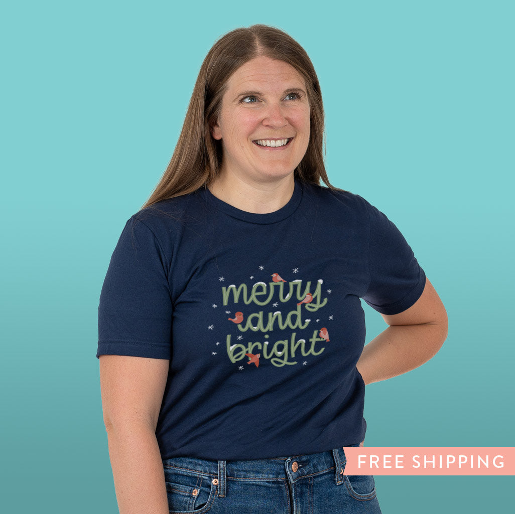 Merry and Bright Christmas T-Shirt