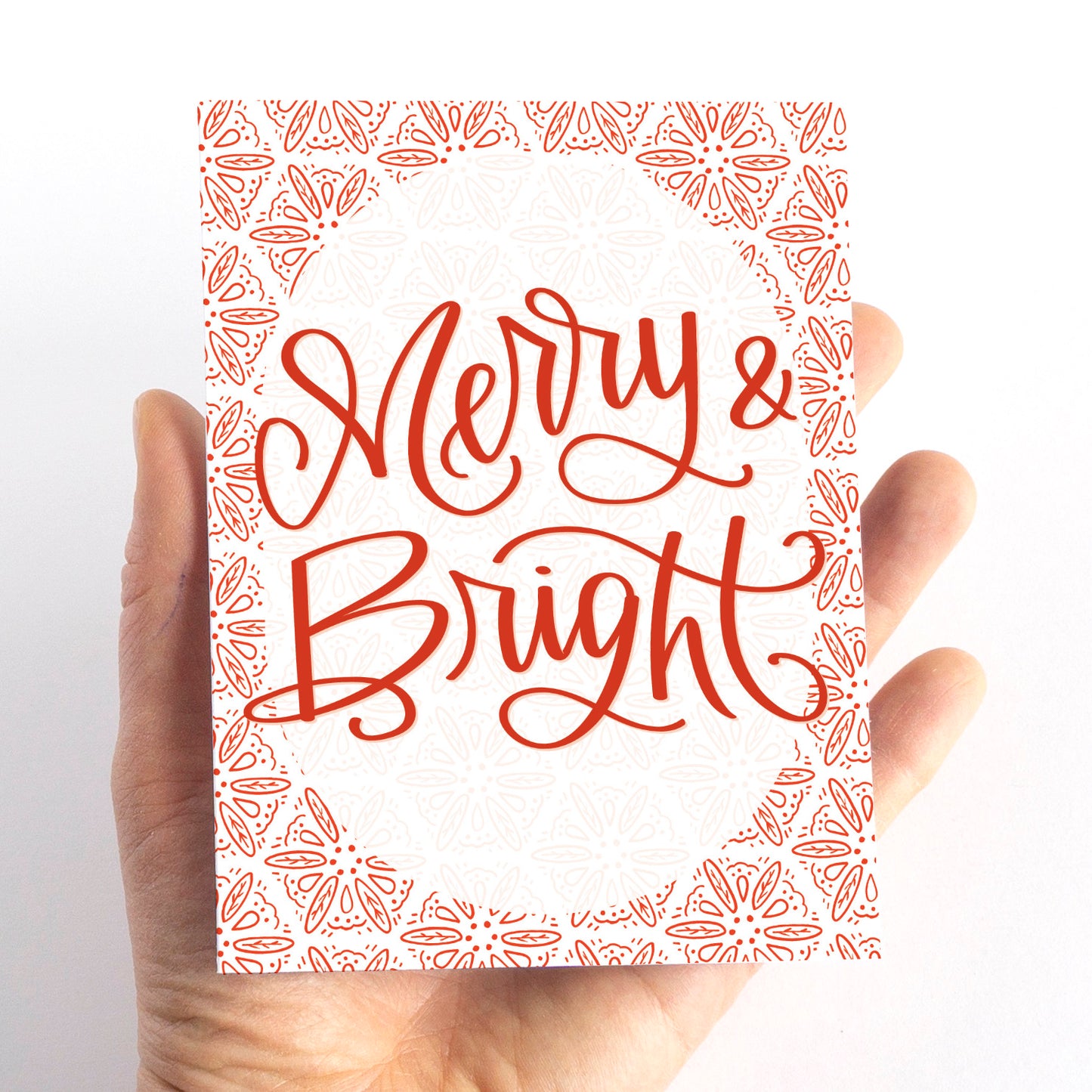 Merry & Bright Christmas Card