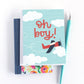 Oh Boy! Airplane Baby Shower Card
