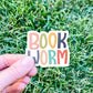 Book Worm Vinyl Sticker