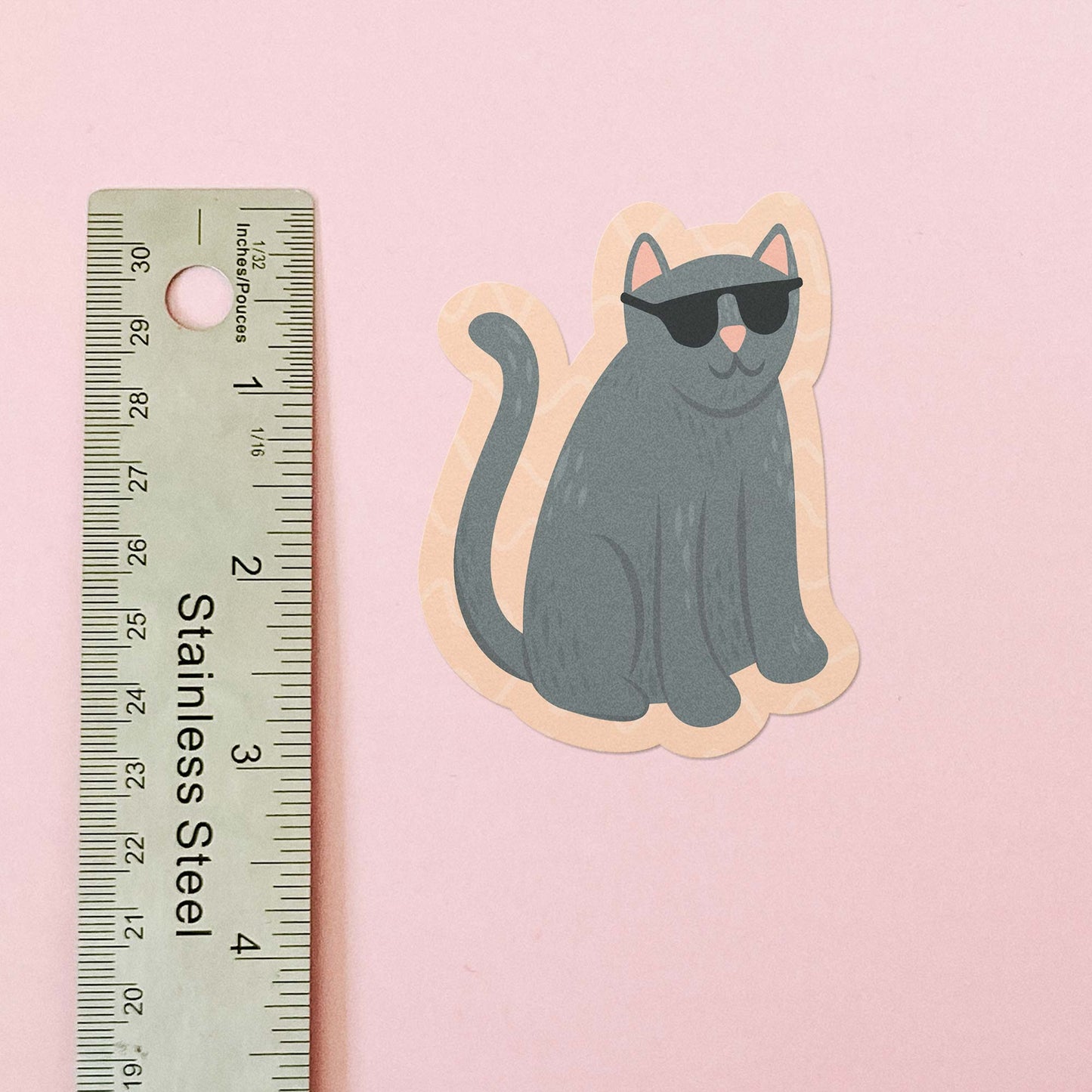 Cool Cat Vinyl Sticker