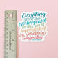 Imagination Quote Vinyl Sticker