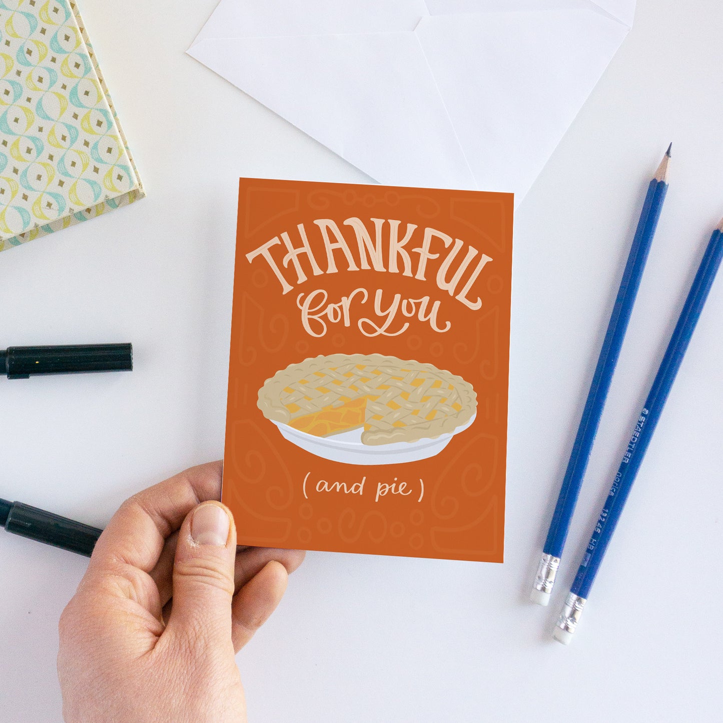 Thankful for You and Pie Card