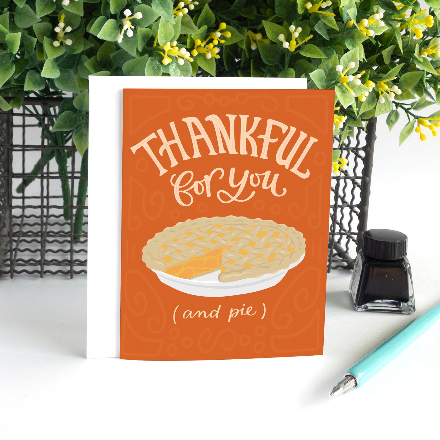 Thankful for You and Pie Card