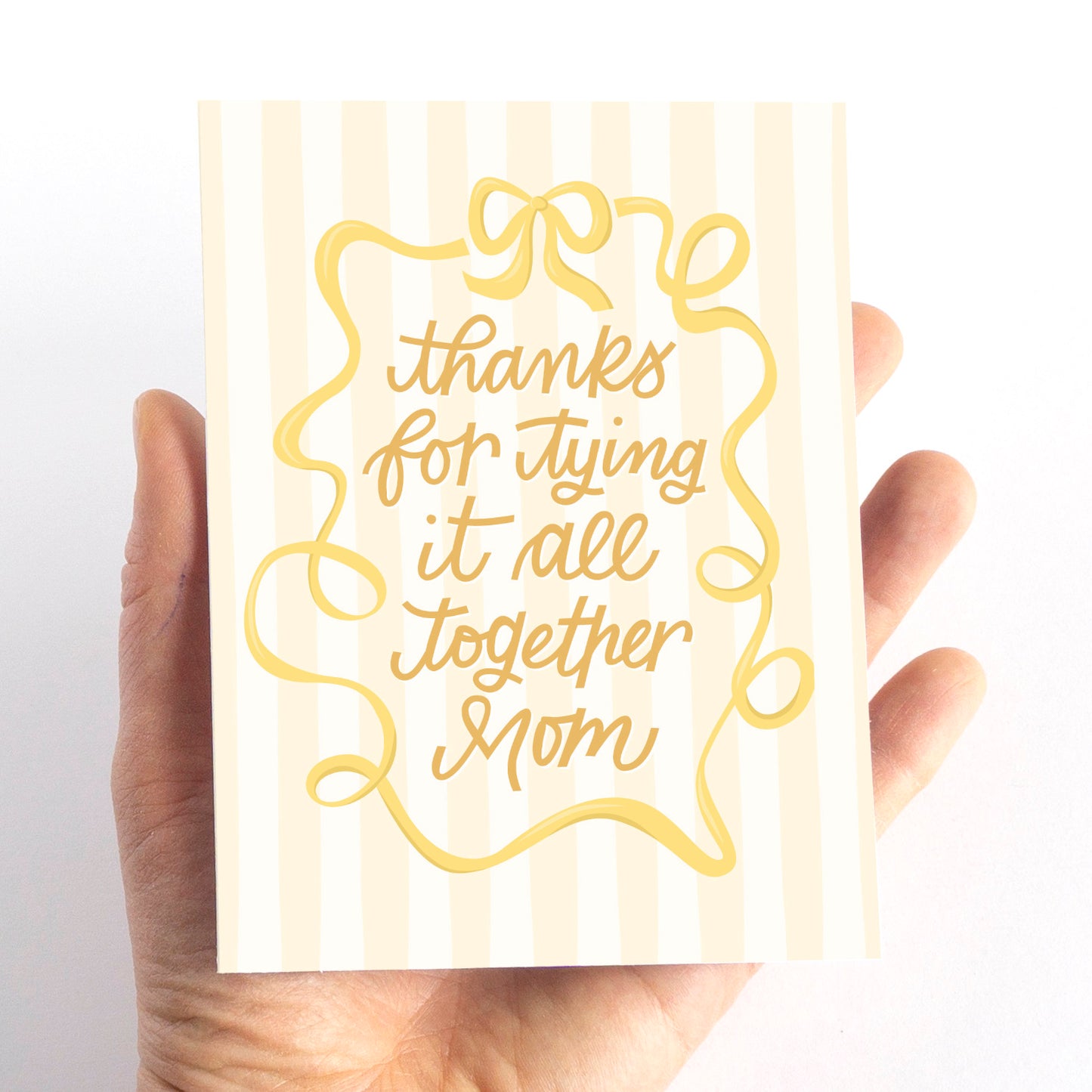 Bow Mother's Day Card