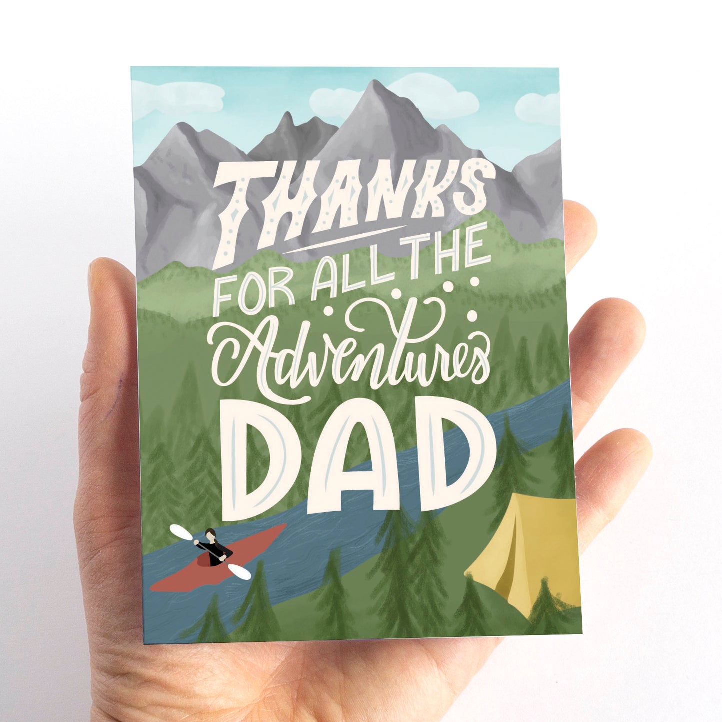 Thanks for all the Adventures Camping Father's Day Card