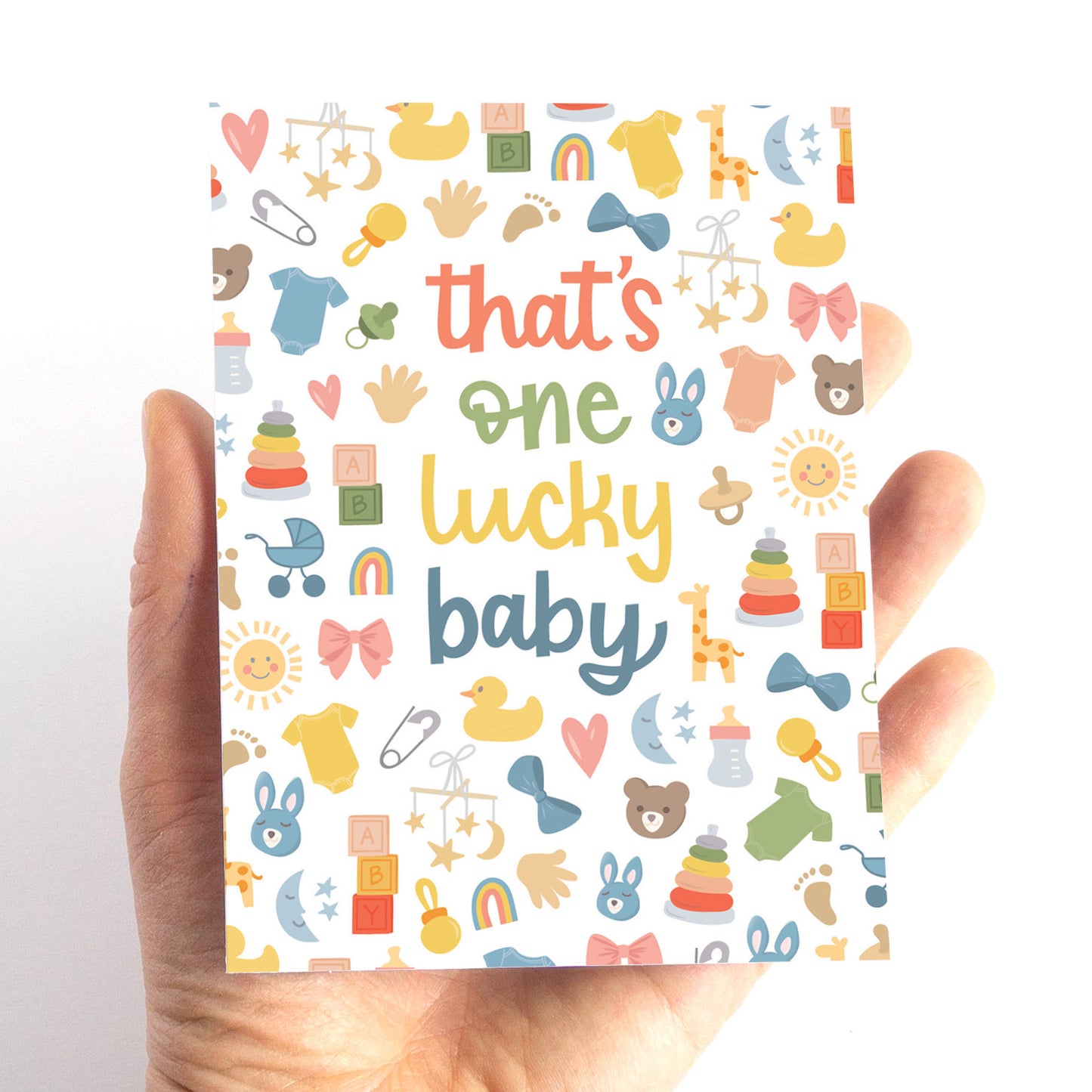 Eye Spy New Baby Card