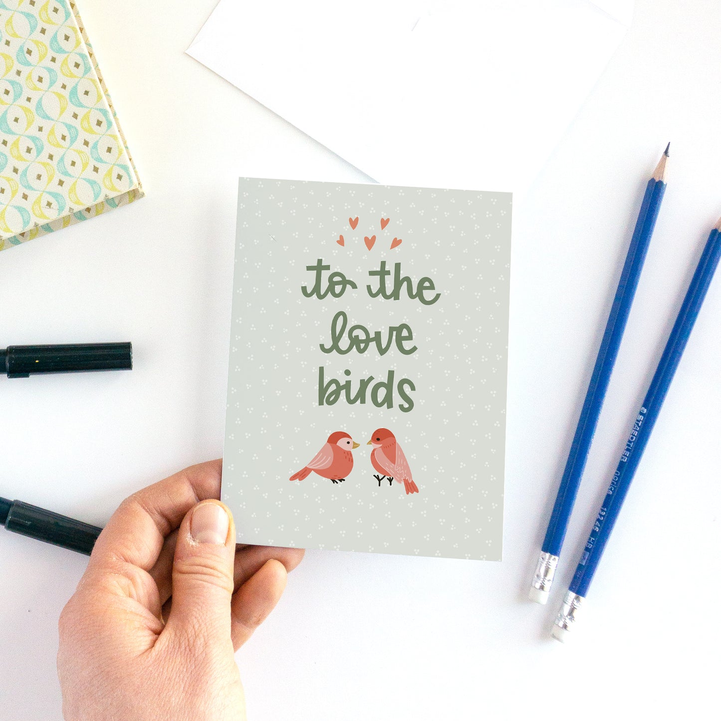 Love Bird Wedding Love Card