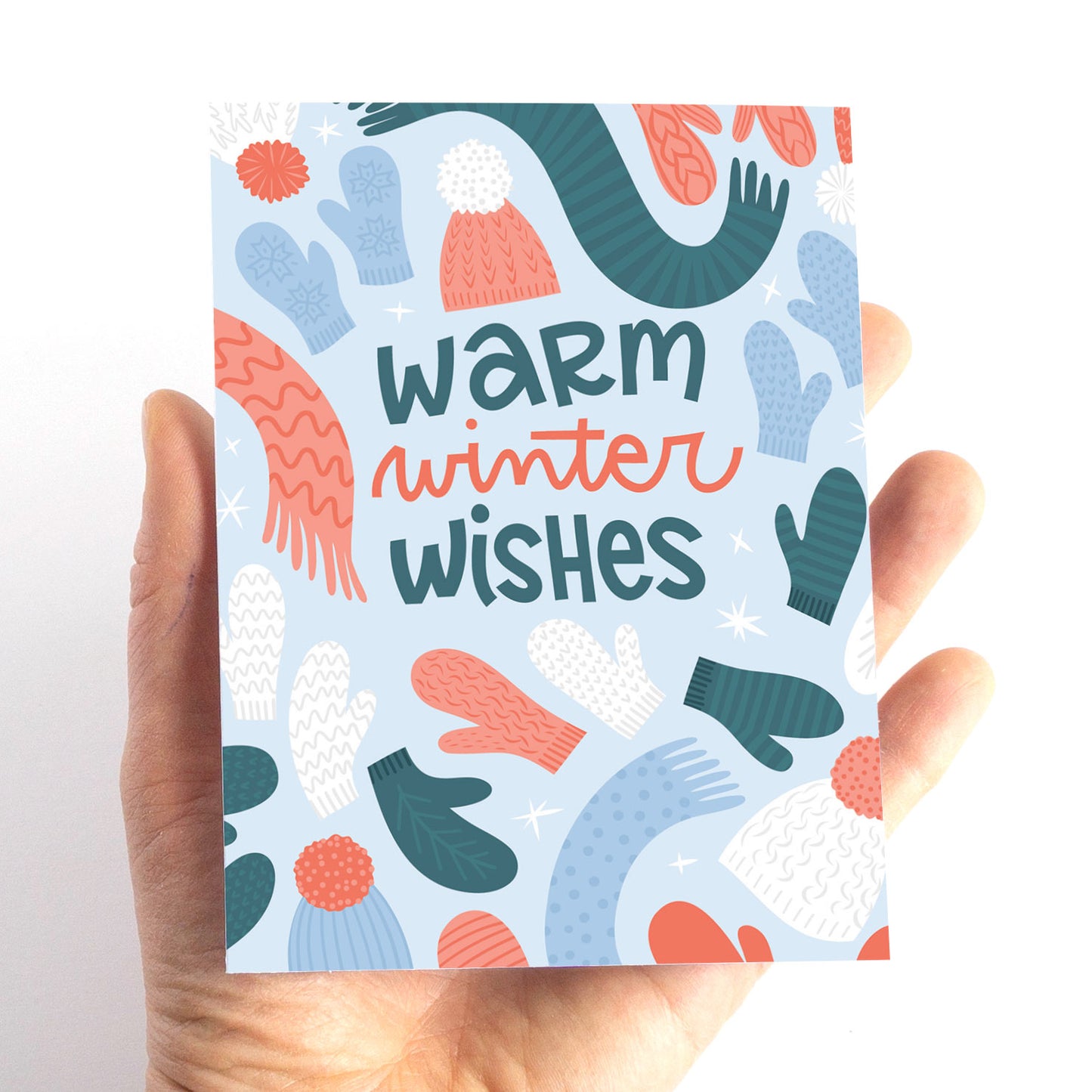 Winter Mittens Holiday Card