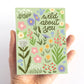 Wild Flowers Love Card
