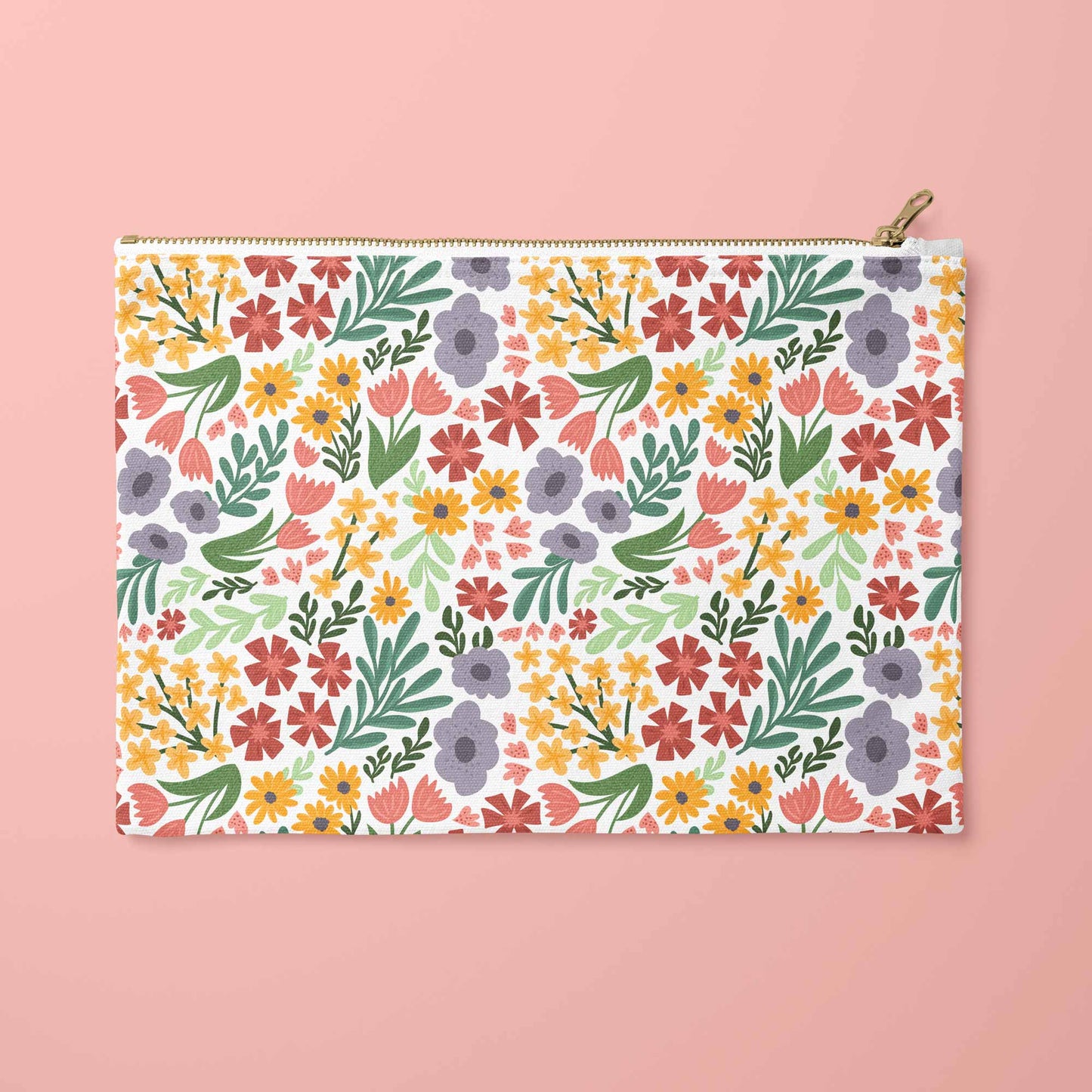 Wildflowers Canvas Pouch